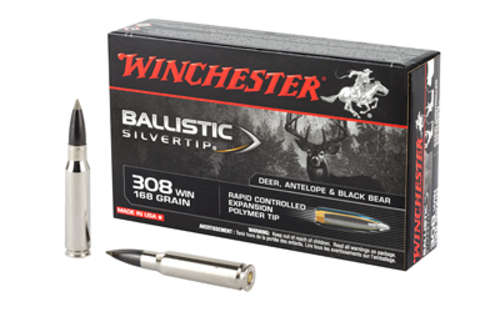 Ammunition Winchester Ammunition Ballistic Silvertip 308Win WIN BLSTC TIP 308WIN 168GR 20/200